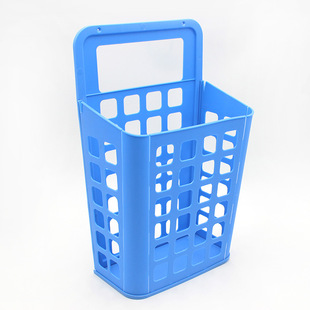 创意多功能折叠挂篮 卫生间厨房挂式置物收纳筐 可折叠小物挂篮