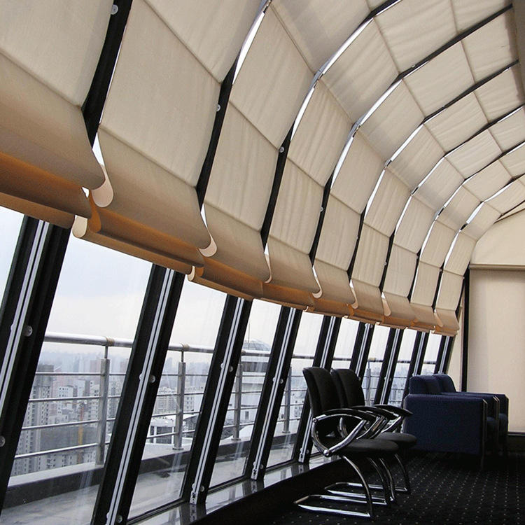 办公卷帘 电动喷绘卷帘 电动遮阳卷帘 北京鸿瑞佰亿电动窗帘厂家-报价