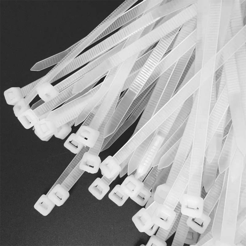 厂家批发环保阻燃抗uv绝缘5*100自锁式尼龙扎带绑扎束线带