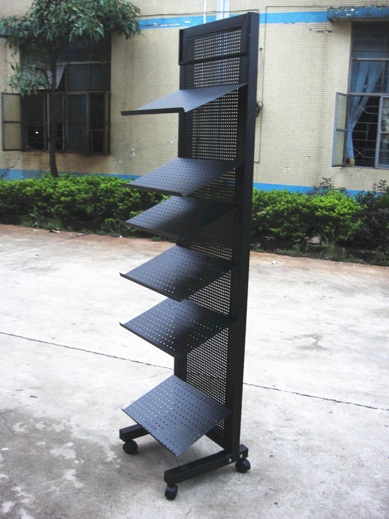 生产订制斜面样品展示架 服饰陈列架 彩纸彩带货架 床上用品架