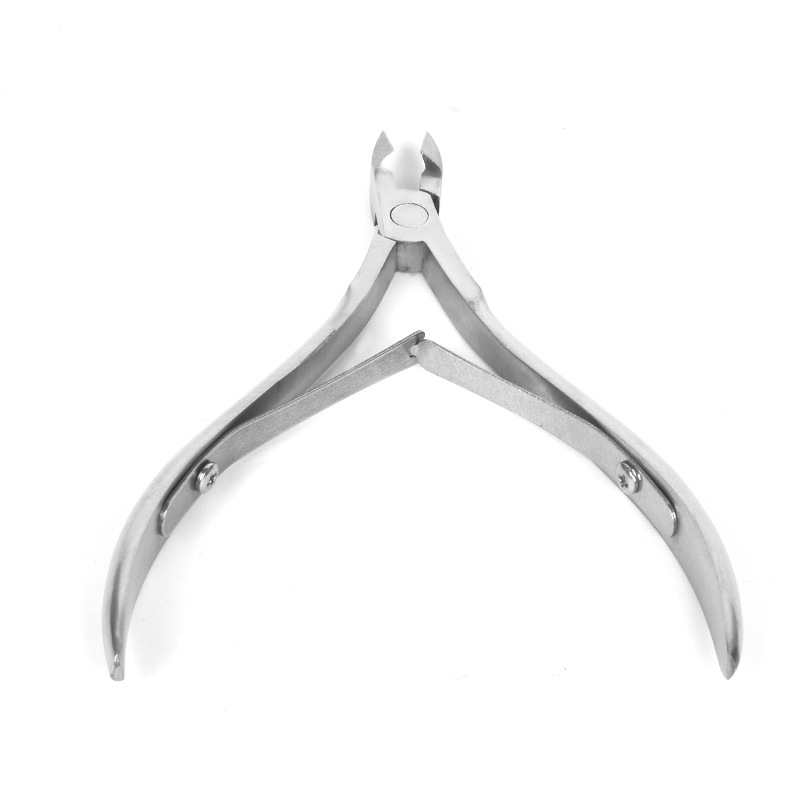 Stainless Steel Nail Art Cuticle Nipper Exfoliating Skin Barbed Beauty Pliers Nail Groove Embedded Nail Bevel Nail Scissors Exfoliation Tool