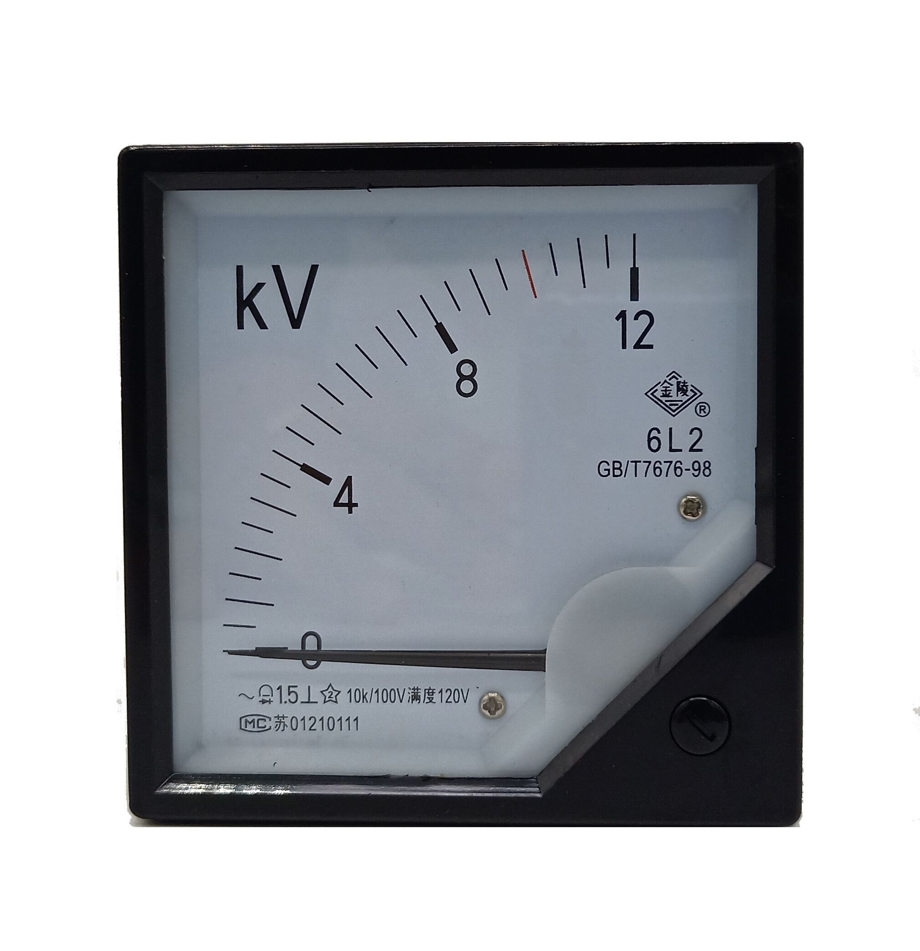 金陵牌仪表厂家直销多规格6l2v型电压表可按要求定制