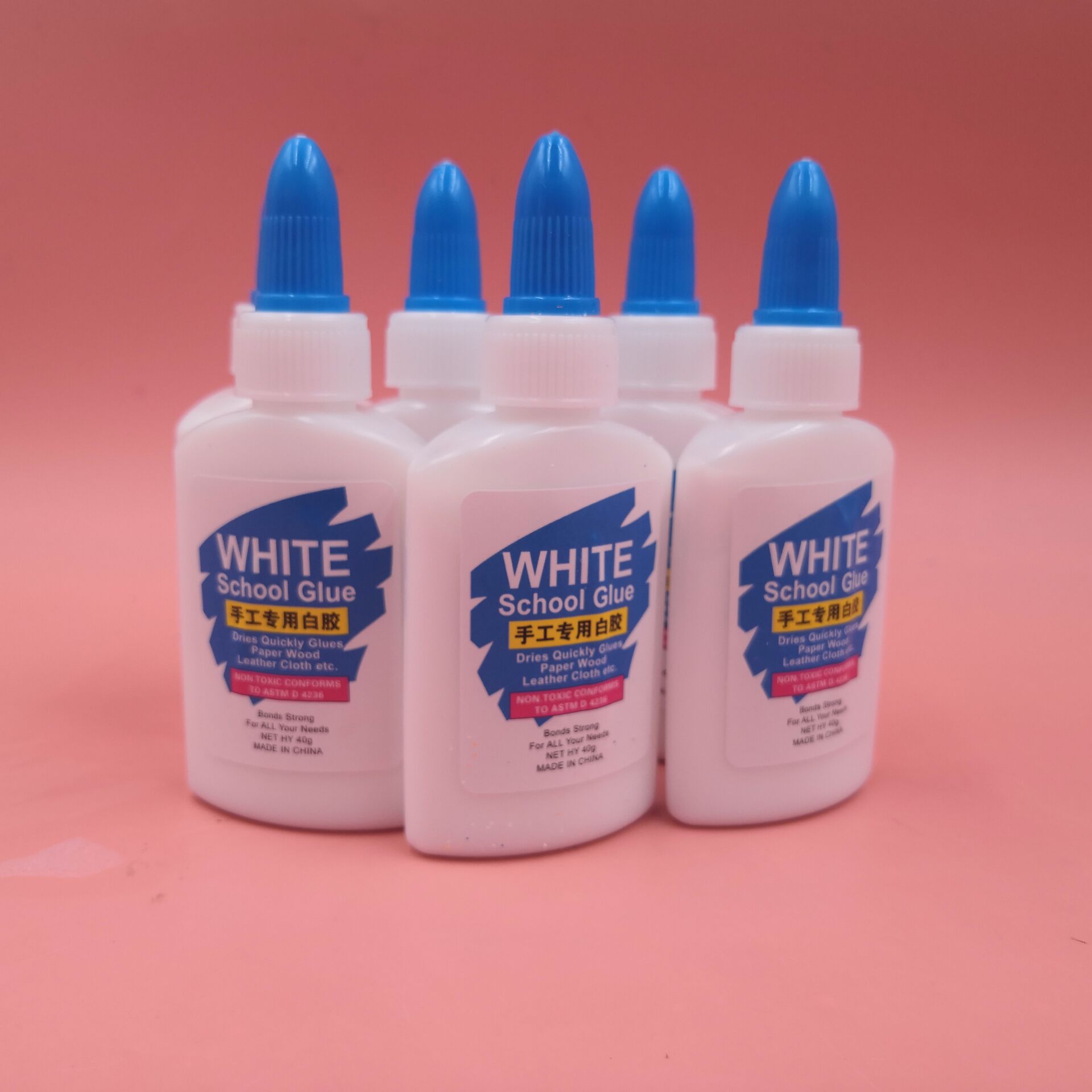 供应40ml学生手工专用白胶 diy环保小胶水木材胶 史莱姆胶水白胶