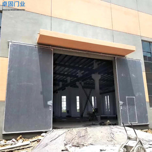 供应厂房车间门平移门彩钢推拉门 大型工业仓库电动推拉门