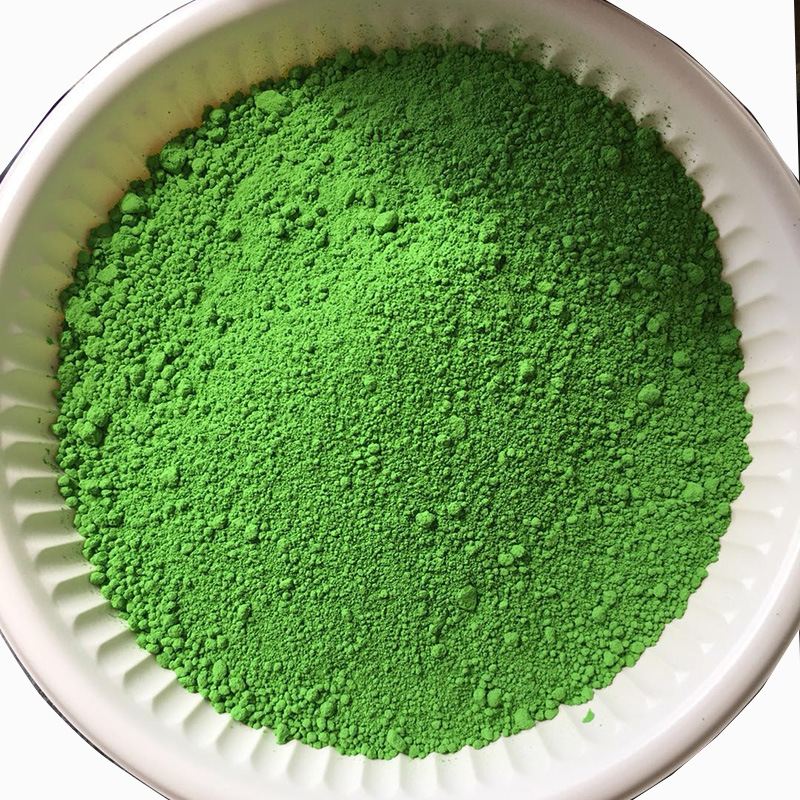 厂家批发美术绿 翠绿 无机氧化铁颜料 氧化铁绿