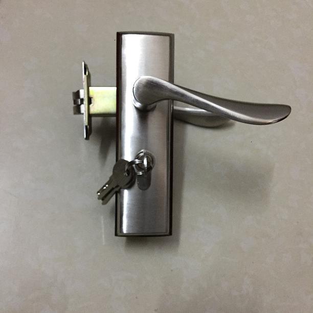 特价促销铝合金弹子插芯门锁房门单舌执手锁卧室木门通用型锁具