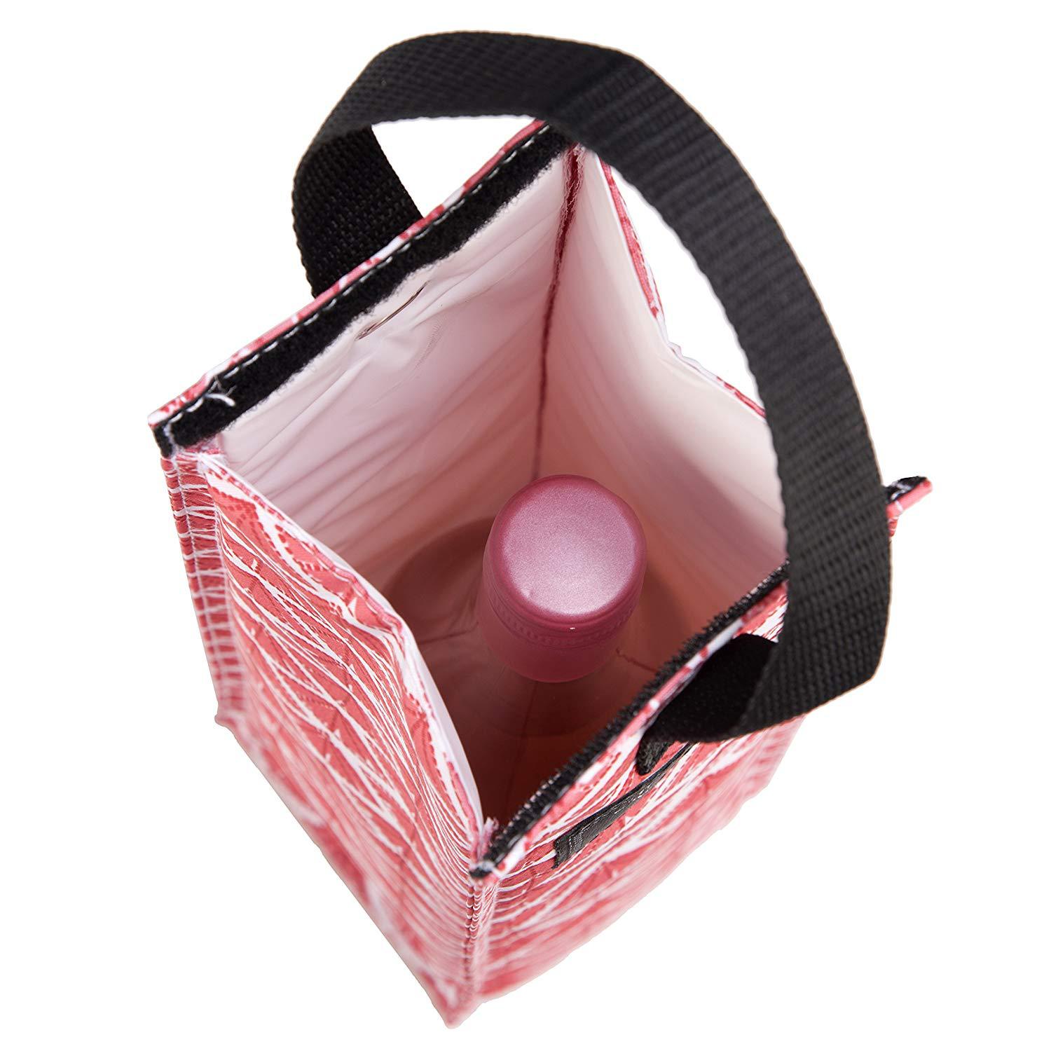 户外冷饮红酒保冰袋 手提单只装冰酒袋 定做-麻布袋尽在阿