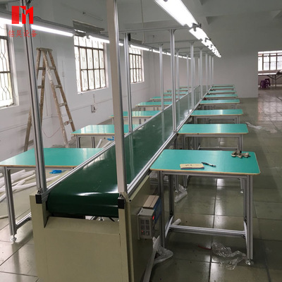 中山流水线非标自动化生产拉线皮带组装装配线