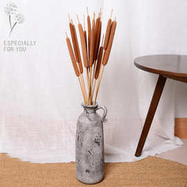 天然干花枝 水蜡烛 居家餐桌茶几花瓶插花 文艺复古装饰