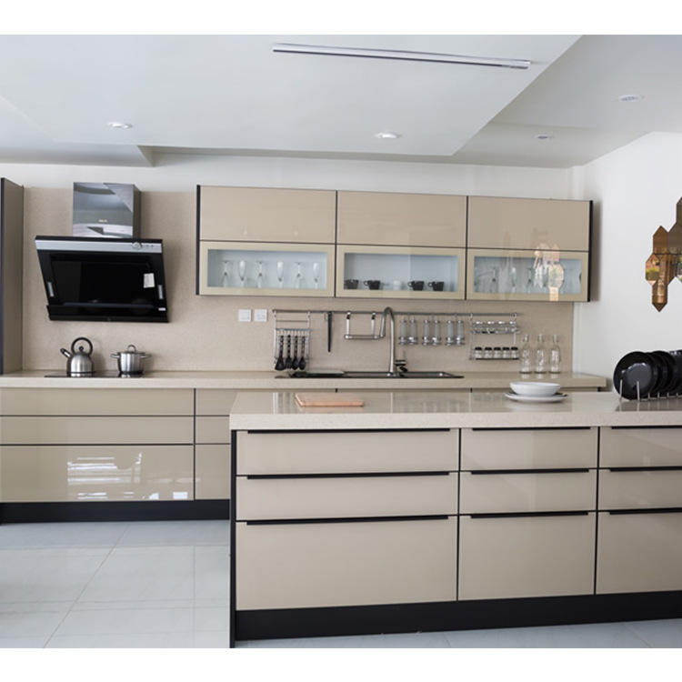 壁橱定制橱柜厂家整体橱柜定制厨房橱柜简易石英石橱柜简约欧式