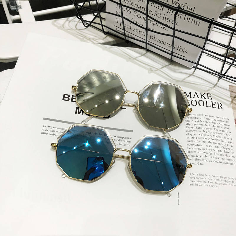 Women's Fashionable Sunglasses 2023 New Korean Style Retro Harajuku round Mercury Sunglasses Uv-Proof round Face Glasses