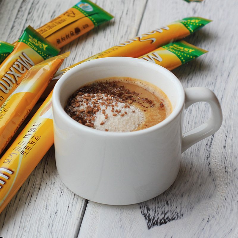 韩国进口maxim麦可馨咖啡100条摩卡咖啡三合一咖啡礼盒批发