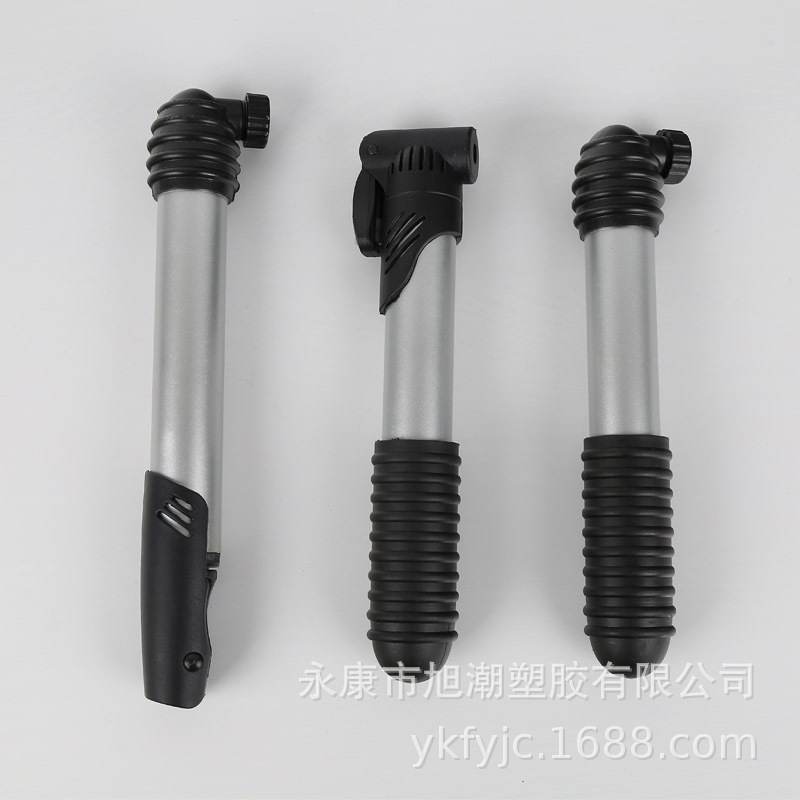 Maddy Mini Inflator Portable Bicycle Tire Pump Factory Wholesale Logo Silver Tire Pump Huabao Inflator