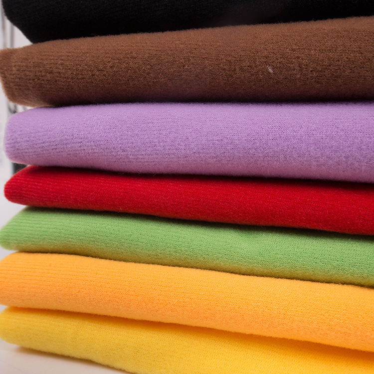 现货拉毛布魔术贴复合面料单面绒 130克全涤圈绒边纶布 包边用