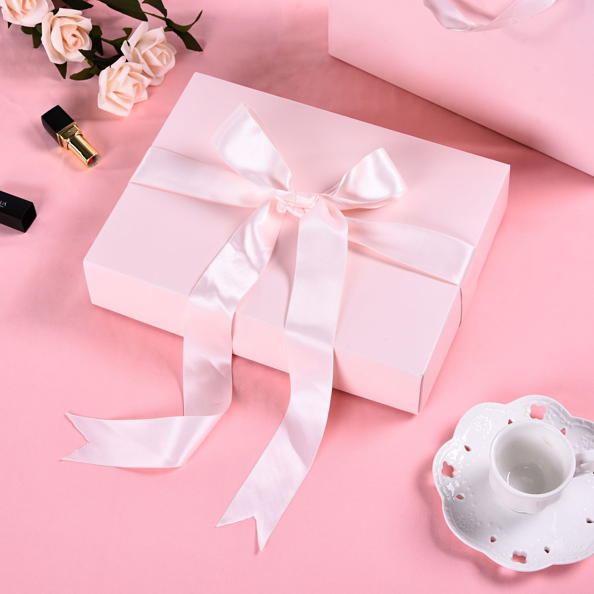 礼盒大号粉色伴手礼盒结婚礼物盒纸盒欧式婚礼回礼盒礼品盒手提袋