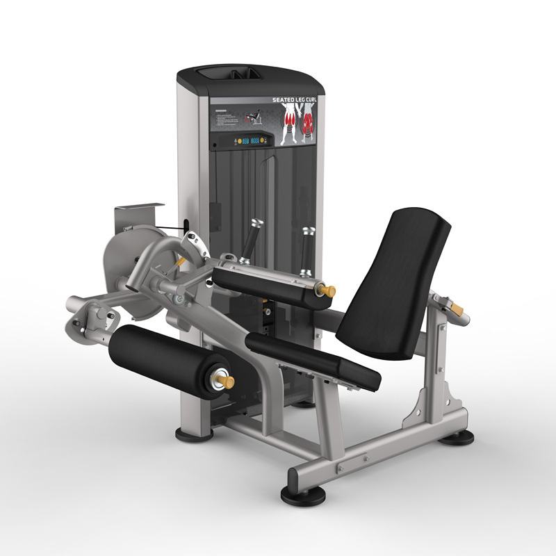 英派斯ie9506商用健身房坐姿式腿部弯举后勾腿部下压伸展训练器械