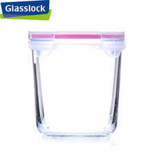 GLASSLOCK韩国玻璃饭盒微波炉专用长方型保鲜盒720ml