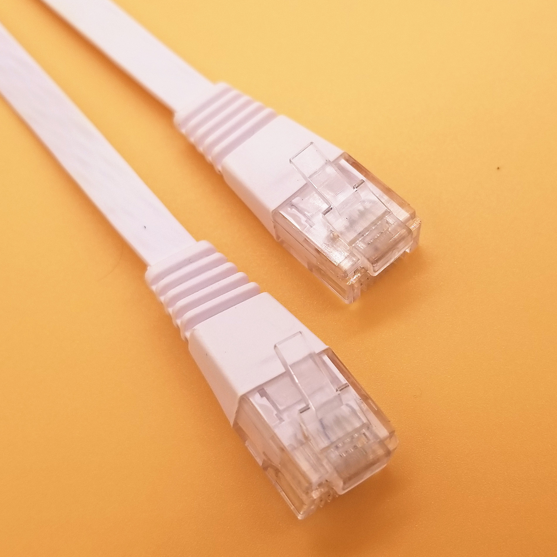 工厂直销千兆六类扁平模网络线非屏蔽电脑路由器室内家用网线30米