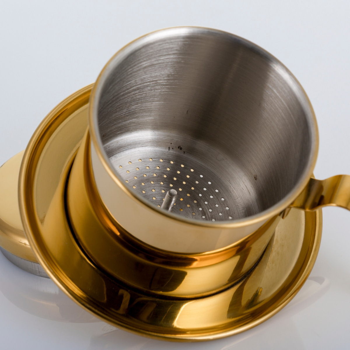 咖啡壶 越南咖啡壶 家用不锈钢咖啡器具 冲泡壶 滴漏壶 咖啡滤器