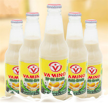 批发泰国进口 Vamino 哇米诺 豆奶饮料 谷物味300ml 24瓶一箱