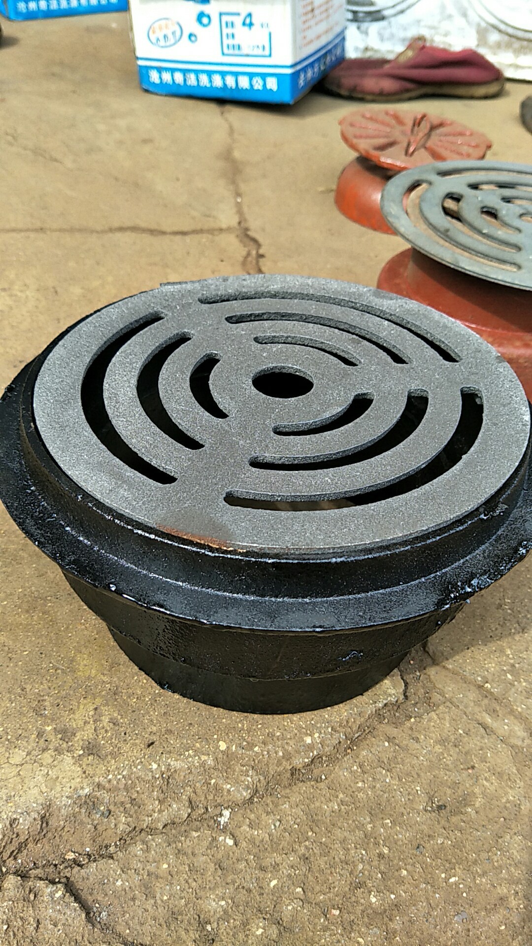 直通式有水封地漏 带水封铸铁地漏 dn100直通式排水管道配件