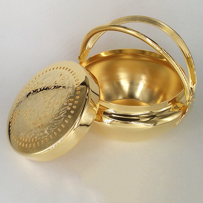 电镀金加工不锈钢电镀加工厂高级饭盒电镀24k金装饰件真空镀仿金