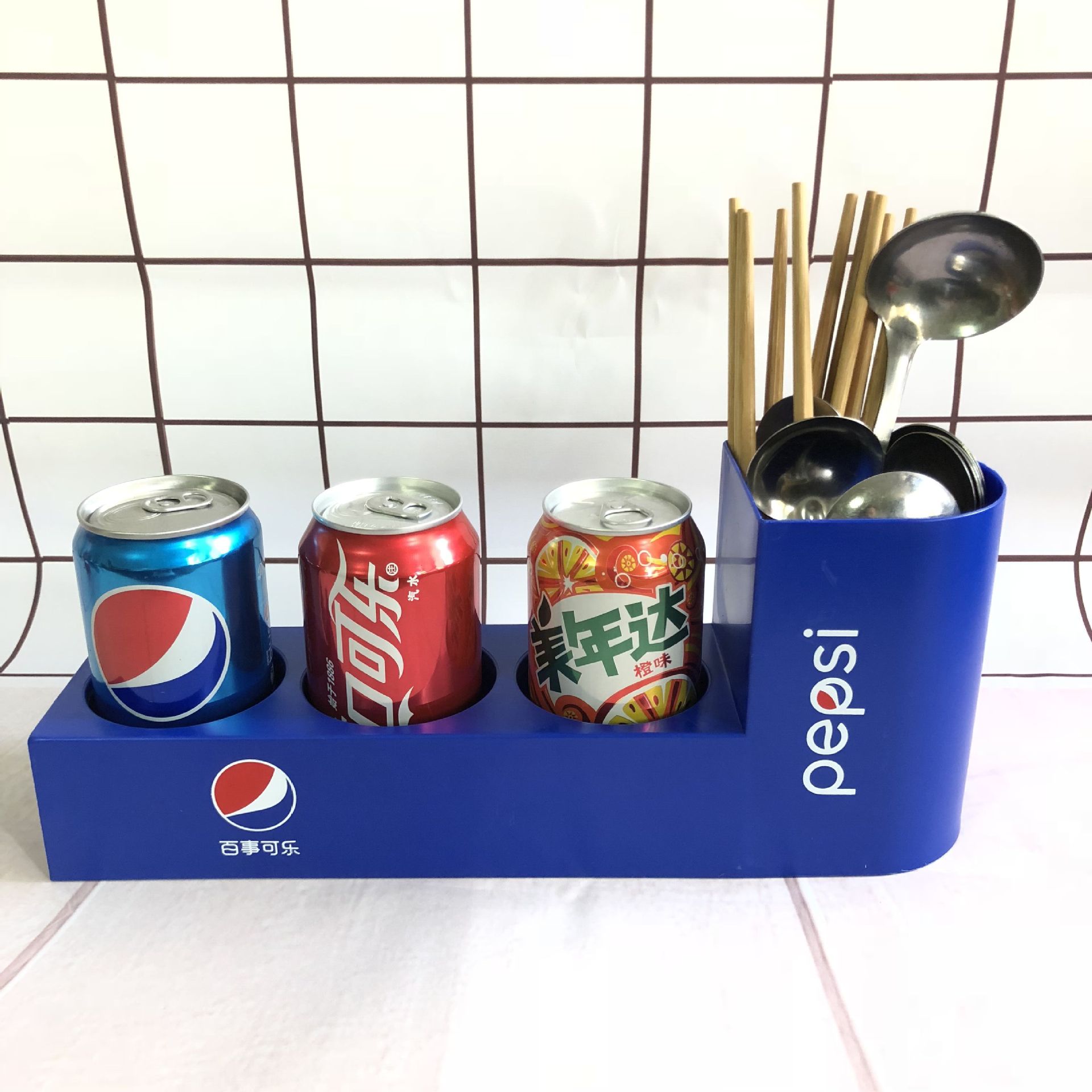 2018新品塑料筷子筒 饮料展示架 组合快笼 创意饮料陈列架