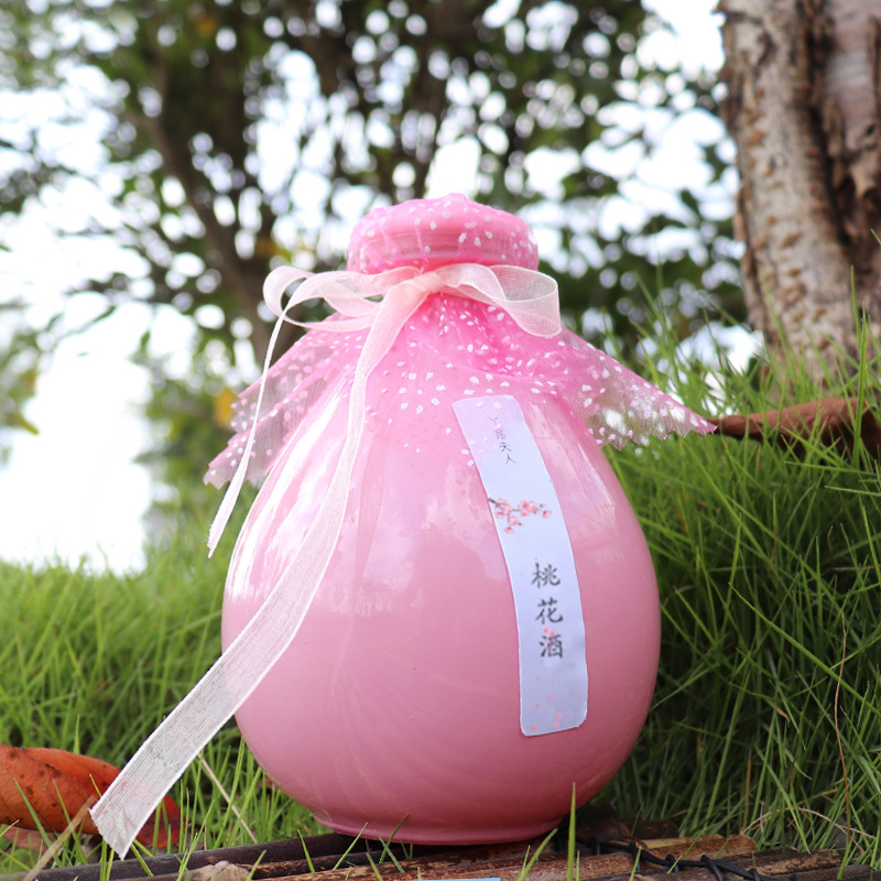 桃花酒果酒花果酒纯酿花酒水果酒米酒鸡尾酒批发加工贴牌oem代理