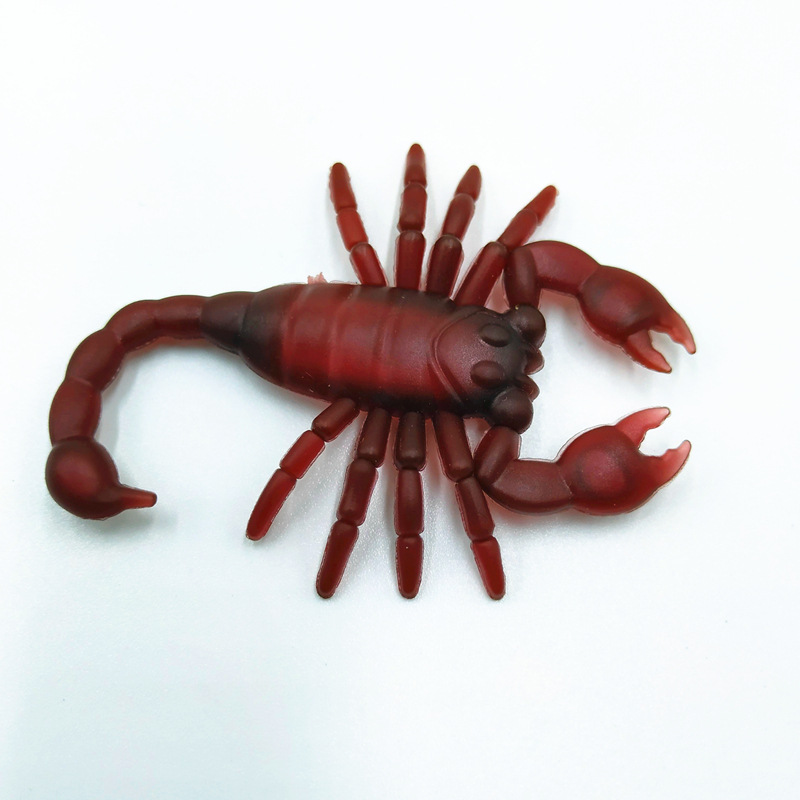 仿真大号蝎子模型 愚人节万圣节整人整蛊玩具 棕色黑色夜光