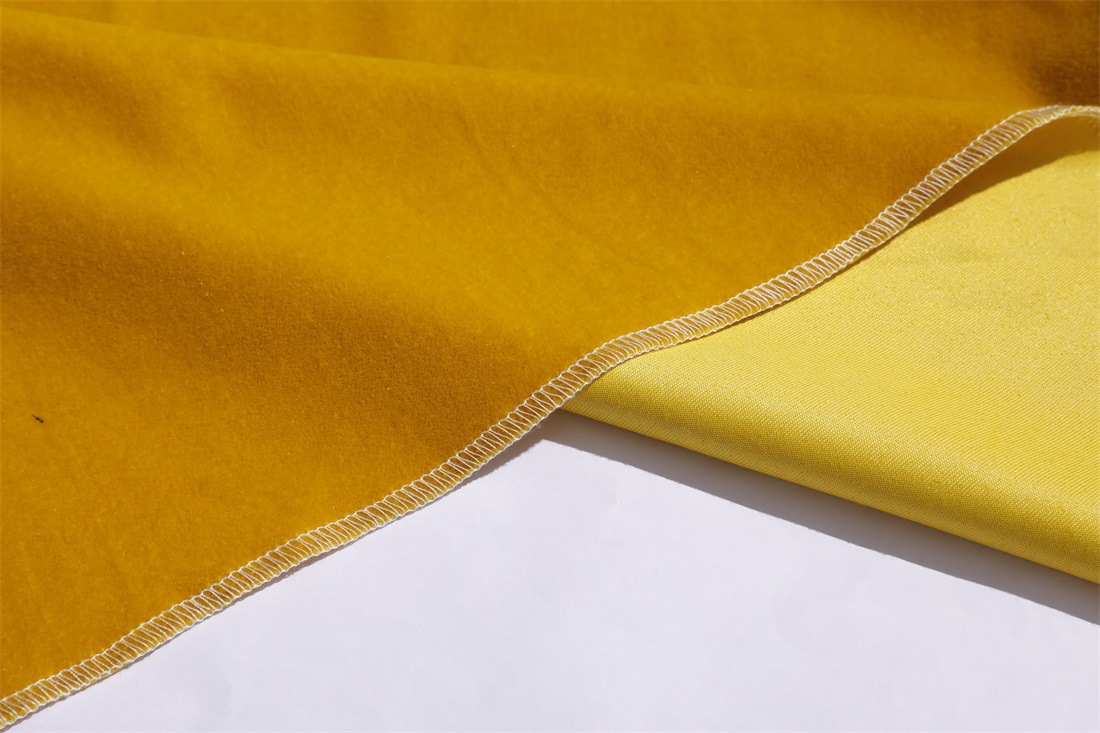 天鹅绒割绒面料 现货批发舞台幕布阻燃防火大型场所专用布料