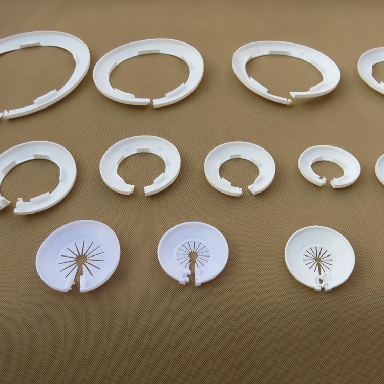 暖气管道装饰圈护口遮丑盖排水管装饰圈管道装饰盖塑料 pvc装饰圈