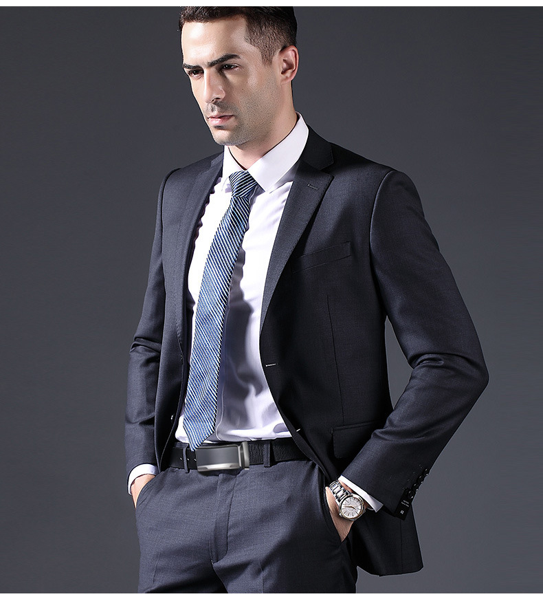 free cube皮带百搭男士自动扣超纤皮带韩版潮流青年商务腰带