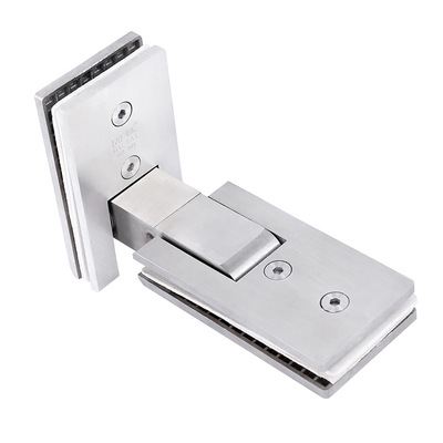 加重型浴室夹合页折页门夹浴室淋浴房180度双向无框玻璃门铰链