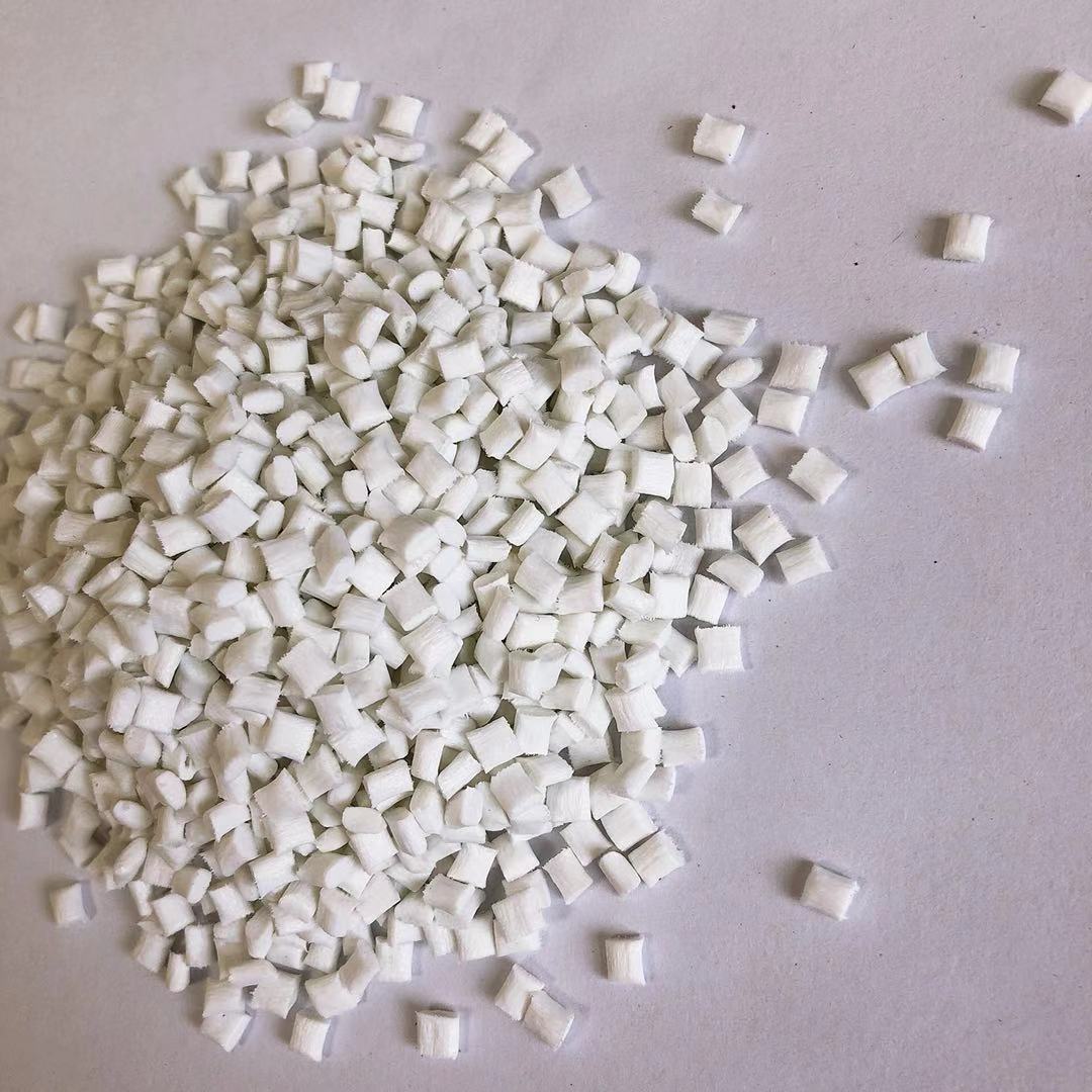再生塑料颗粒白色pbt增强 厂家直销高强度高韧性耐疲劳易加工阻燃