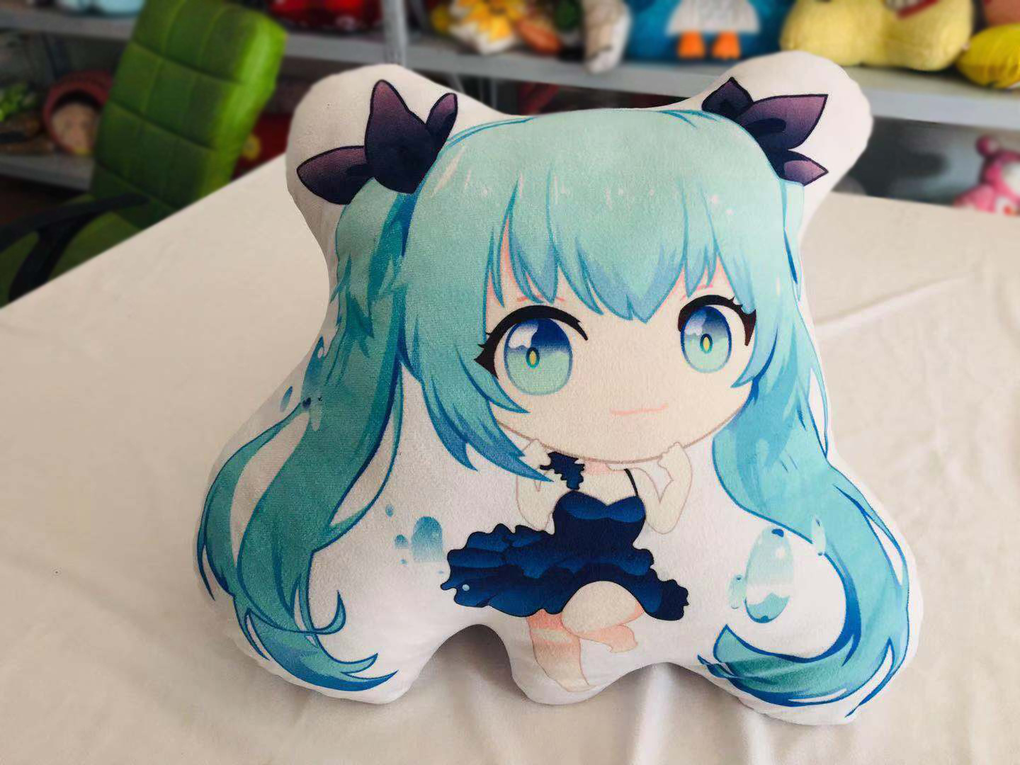 漫展靠枕毛绒抱枕动漫二次元周边毛绒玩具公仔批发一件代发