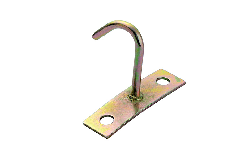 方型挂钩镀锌加厚风扇钩厂家直销铁质镀彩吊扇等钩铁挂钩