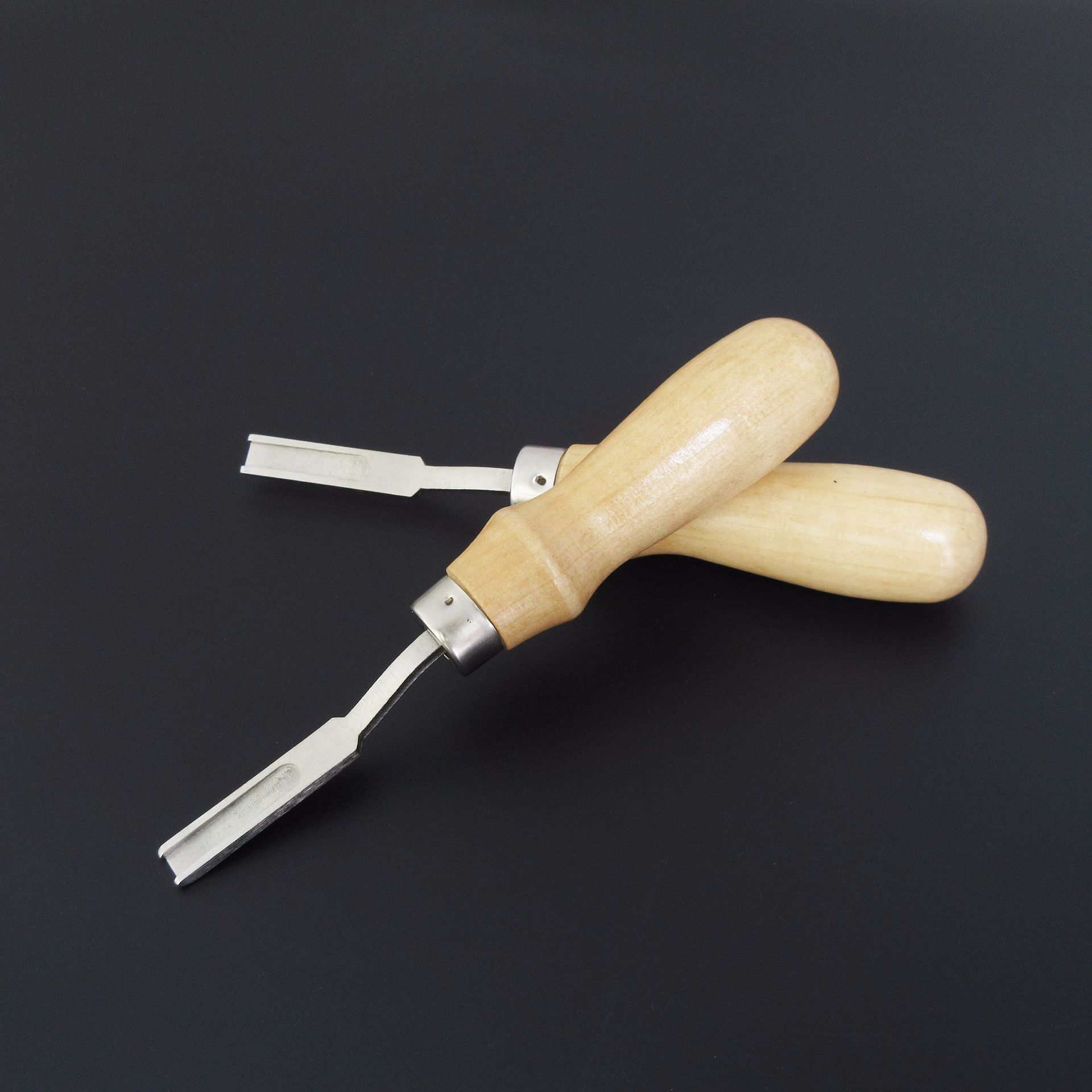 法式皮革铲边器宽口削皮刀diy手工皮艺皮雕工具斜宽削边器