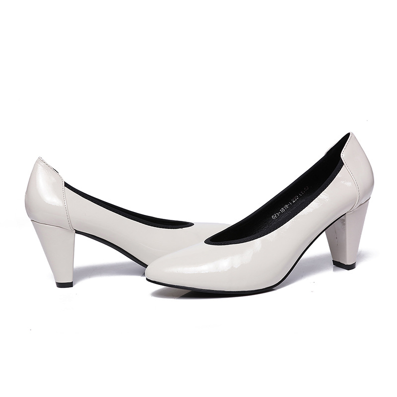 fekkai 菲凯 新款单鞋 时尚单鞋 全真皮单鞋 粗跟单鞋 品牌单鞋