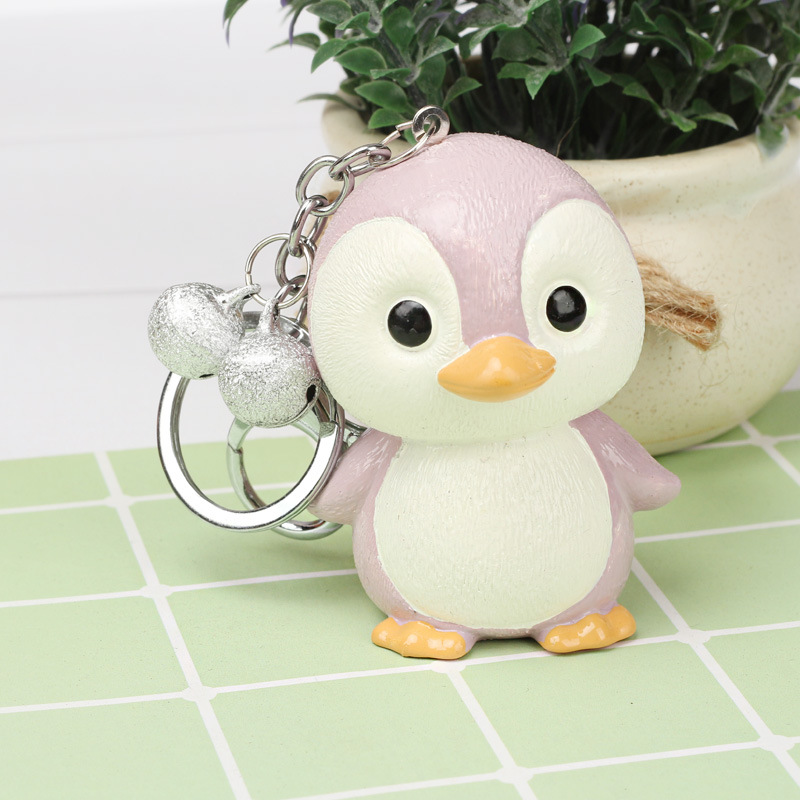 韩版创意可爱企鹅萌公仔钥匙圈 嘟嘟礼物情侣钥匙扣学生钥匙扣