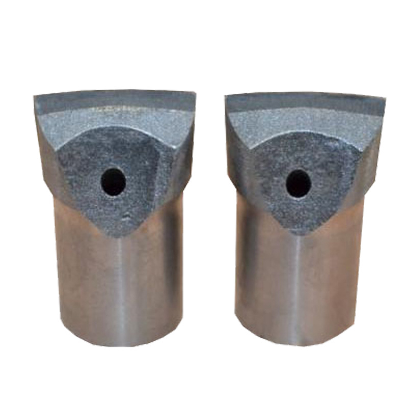 矿用冷压40一字钻头 凿岩机风钻头 隧道十字钻头高强金刚石钻头