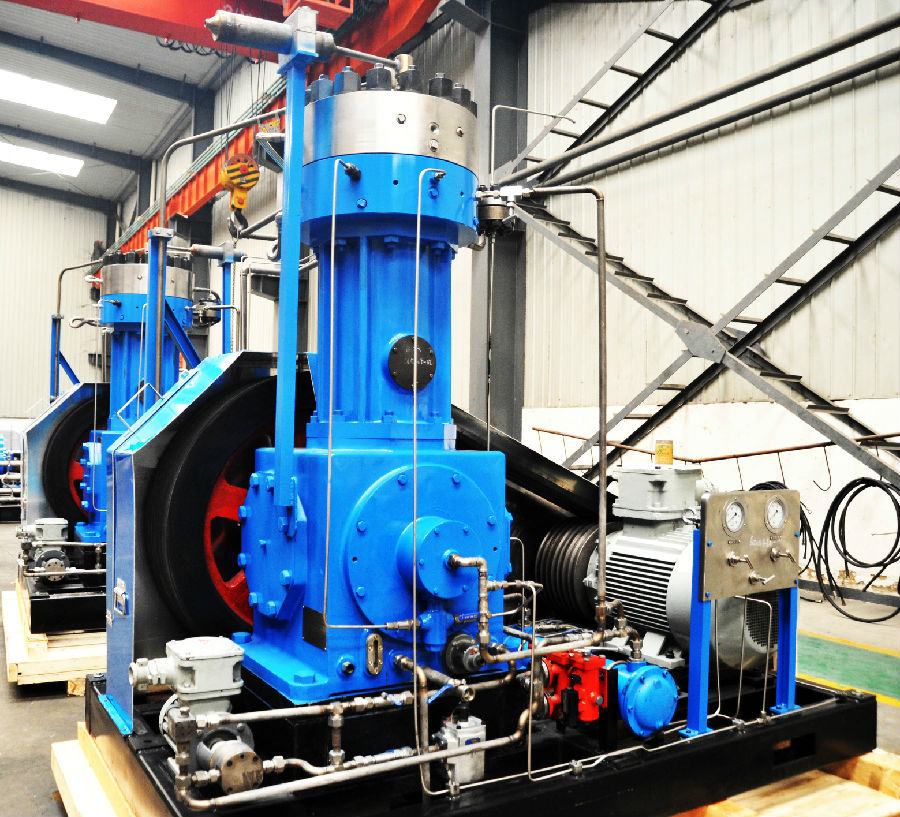 加氢站 高压氢气氢能源用隔膜压缩机45mpa 87mpa排气