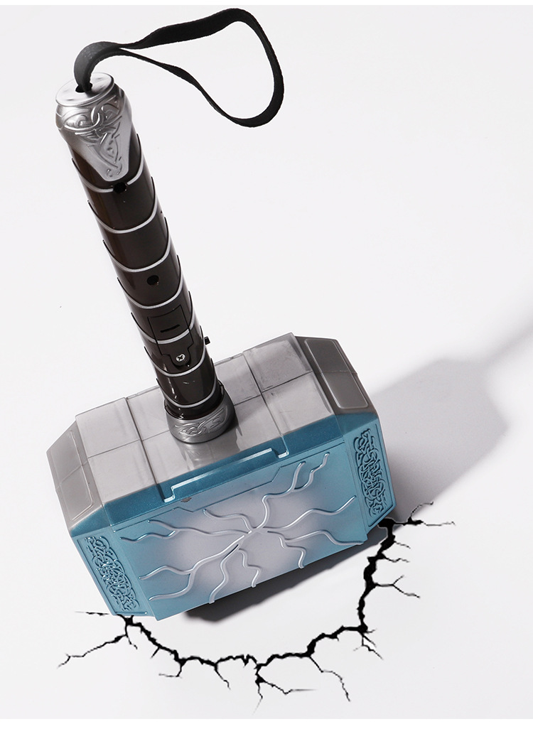 雷神之锤发光发声奥丁复仇者联盟英雄万圣节儿童玩具道具装饰武器