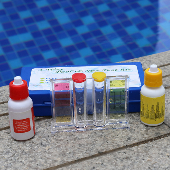 供应水质检验盒 游泳池彩虹验水盒泳池水处理设备可批发
