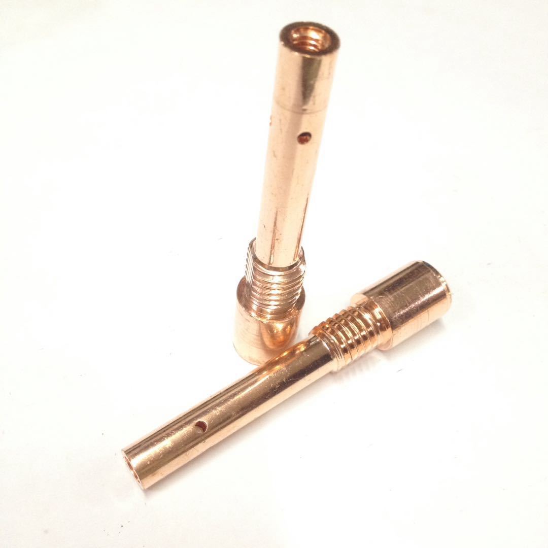 焊枪配件连杆co2 500a二氧化碳气体保护焊枪紫铜内牙连接杆导电杆