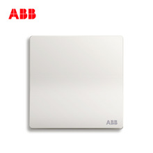 ABB轩致无框开关插座一位单控开关AF127;10183431