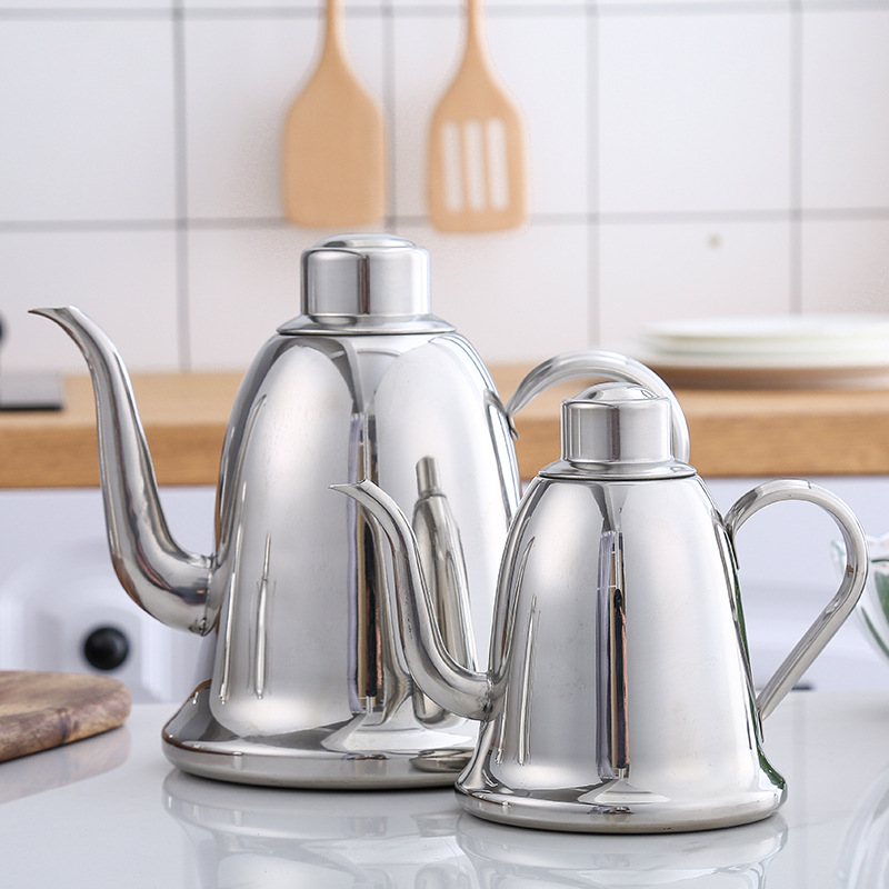 304不锈钢油壶 欧式厨房油瓶油罐油壸酱油瓶防漏装食用油的壶家用