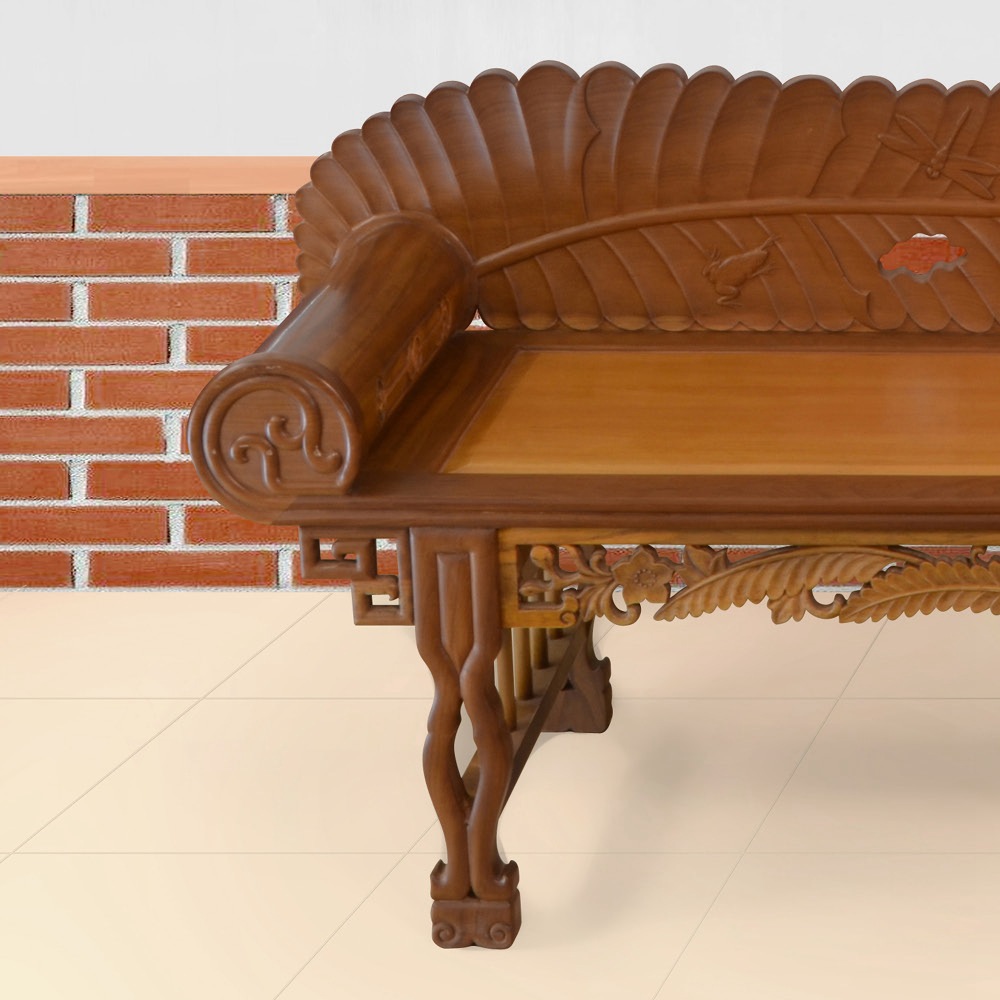 明清古典红木家具 红木贵妃床 金丝楠贵妃榻 贵妃床