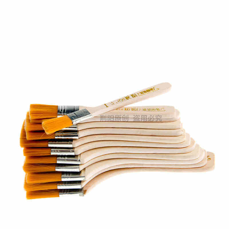 一件代发板刷 水彩水粉油画颜料专用排刷多功能美术绘画工具刷子