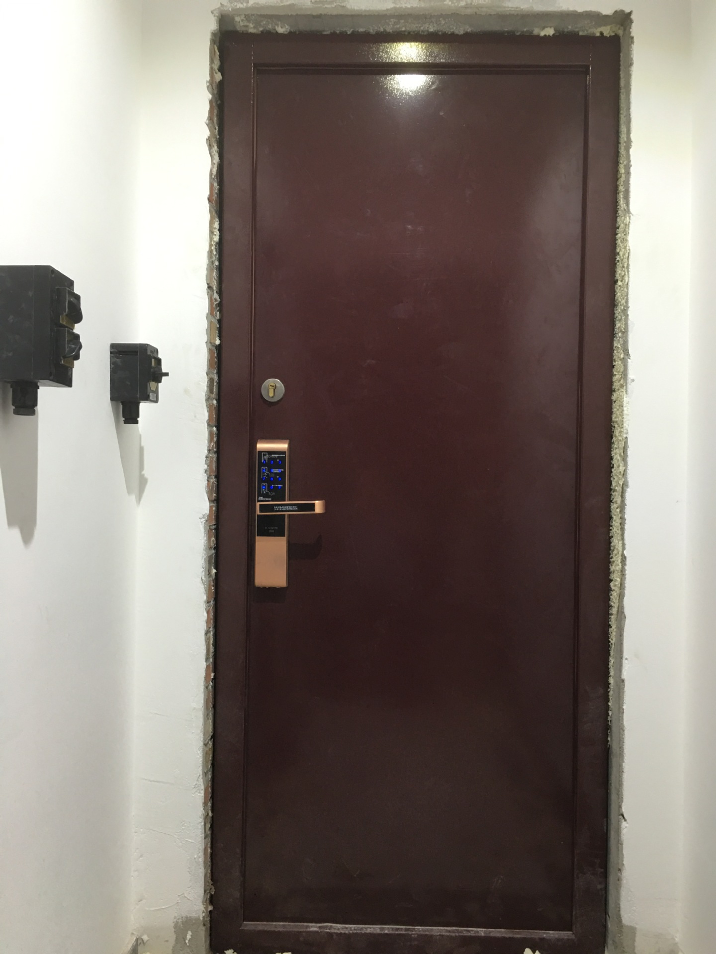 【钢制保密室门】钢制保密室整套门双重防盗双人手动双锁智能设计