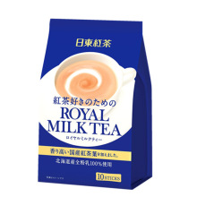 日本日东皇家奶茶红茶 袋装速溶经典原味香醇北海道奶粉140g